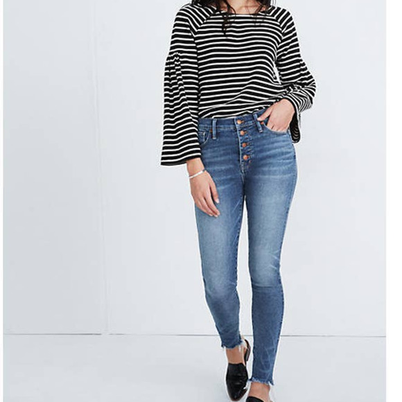 Madewell Denim - Madewell 10' High Rise Skinny Jeans Blue Size 28